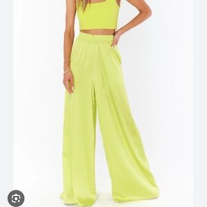 Show Me Your MuMu Neon Yellow Crop Top